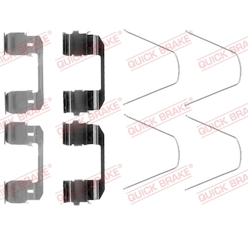 Sada prislusenstvi, oblozeni kotoucove brzdy QUICK BRAKE 109-1743