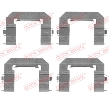 Sada prislusenstvi, oblozeni kotoucove brzdy QUICK BRAKE 109-1761