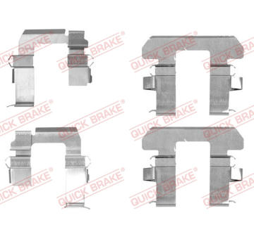 Sada prislusenstvi, oblozeni kotoucove brzdy QUICK BRAKE 109-1763