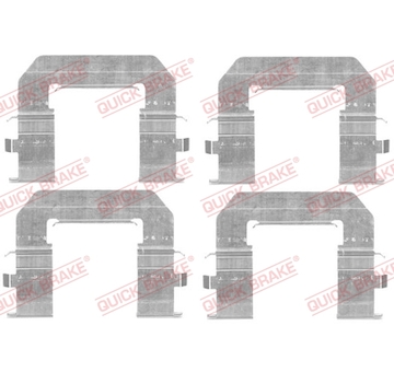 Sada prislusenstvi, oblozeni kotoucove brzdy QUICK BRAKE 109-1776