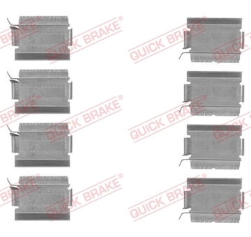 Sada prislusenstvi, oblozeni kotoucove brzdy QUICK BRAKE 109-1820