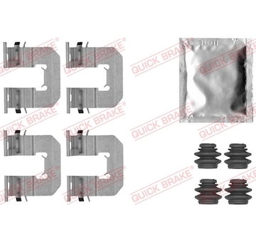 Sada prislusenstvi, oblozeni kotoucove brzdy QUICK BRAKE 109-1856