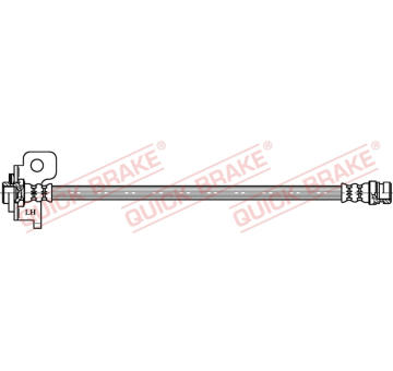 Brzdová hadica QUICK BRAKE 22.937