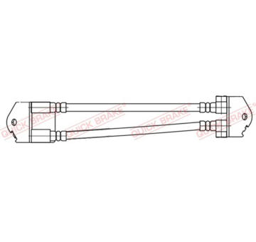 Brzdová hadica QUICK BRAKE 25.006