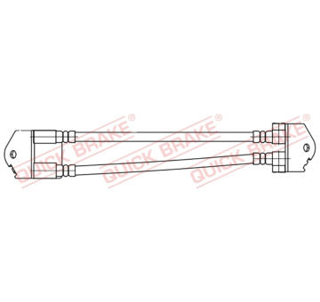 Brzdová hadica QUICK BRAKE 25.008