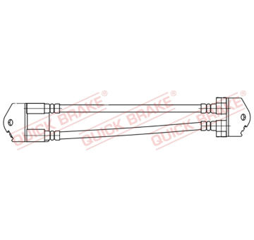 Brzdová hadice QUICK BRAKE 25.009