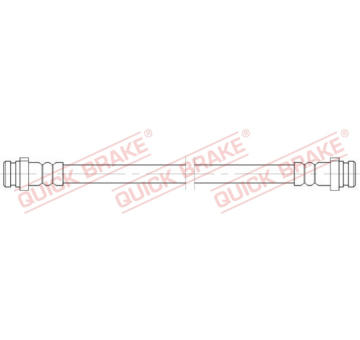 Brzdová hadice QUICK BRAKE 25.079