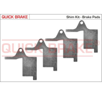 Protihluková fólie, brzdové obložení (posunovací deska) QUICK BRAKE 2896K