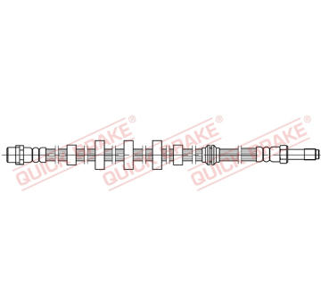 Brzdová hadice QUICK BRAKE 32.208