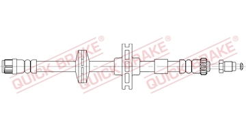 Brzdová hadice QUICK BRAKE 32.839