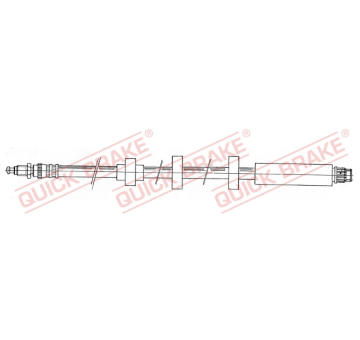 Brzdová hadice QUICK BRAKE 32.909