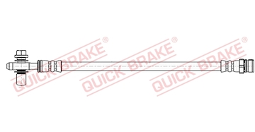 Brzdová hadice QUICK BRAKE 50.079X