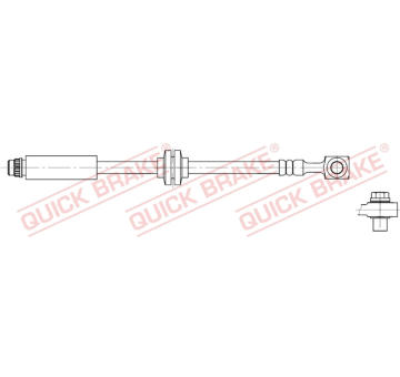 Brzdová hadica QUICK BRAKE 50.201X
