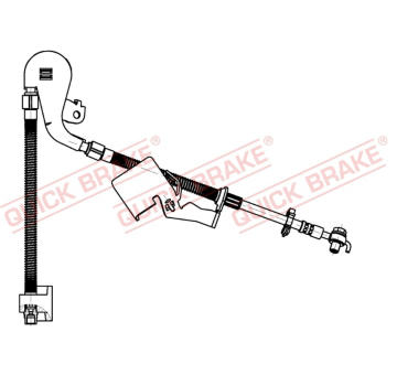 Brzdová hadice QUICK BRAKE 50.704X