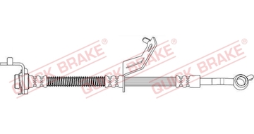 Brzdová hadice QUICK BRAKE 50.722