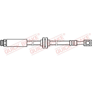 Brzdová hadice QUICK BRAKE 50.756X