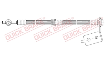 Brzdová hadice QUICK BRAKE 50.818