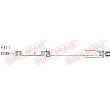 Brzdová hadice QUICK BRAKE 50.835X