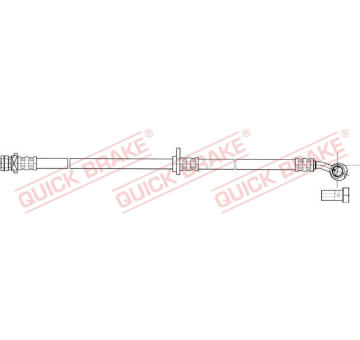 Brzdová hadice QUICK BRAKE 50.837X