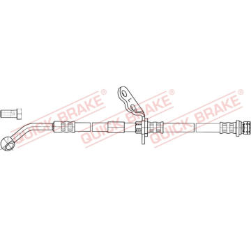 Brzdová hadica QUICK BRAKE 50.842X