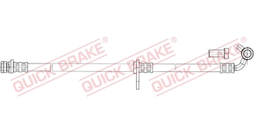 Brzdová hadice QUICK BRAKE 50.843X