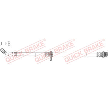 Brzdová hadica QUICK BRAKE 50.847X