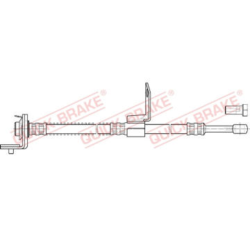 Brzdová hadica QUICK BRAKE 50.857X