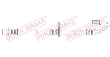 Brzdová hadice QUICK BRAKE 50.861X