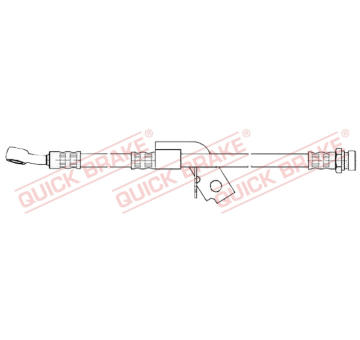 Brzdová hadica QUICK BRAKE 50.868