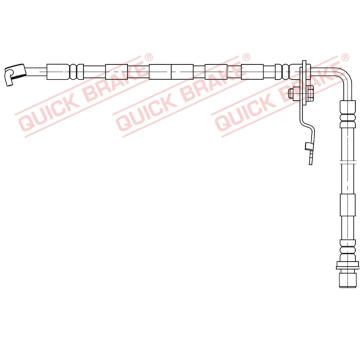 Brzdová hadice QUICK BRAKE 50.893