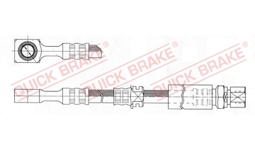 Brzdová hadice QUICK BRAKE 50.976