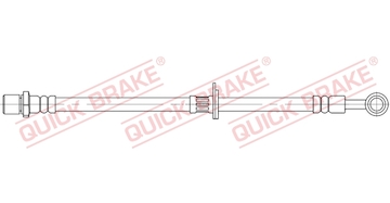 Brzdová hadice QUICK BRAKE 58.822