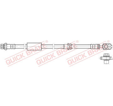 Brzdová hadice QUICK BRAKE 58.833X