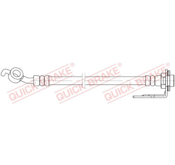 Brzdová hadice QUICK BRAKE 58.863