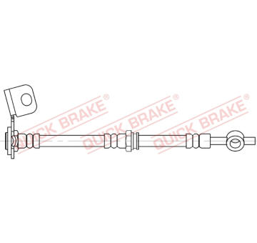 Brzdová hadice QUICK BRAKE 58.868