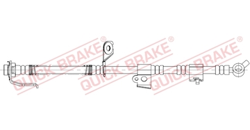 Brzdová hadice QUICK BRAKE 58.874