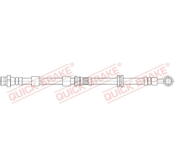 Brzdová hadice QUICK BRAKE 58.890