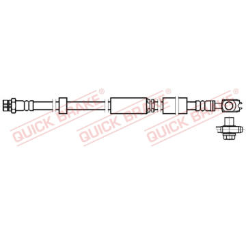 Brzdová hadice QUICK BRAKE 58.892X