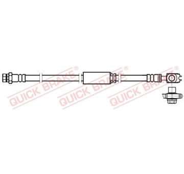 Brzdová hadice QUICK BRAKE 58.893X