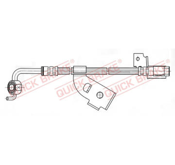 Brzdová hadice QUICK BRAKE 58.916