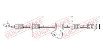 Brzdová hadice QUICK BRAKE 58.925