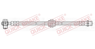 Brzdová hadice QUICK BRAKE 58.996X