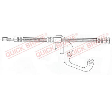 Brzdová hadica QUICK BRAKE 59.921