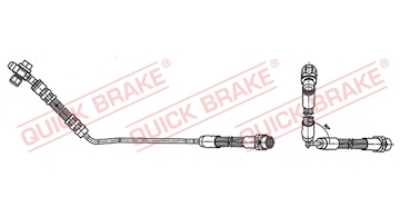 Brzdová hadice QUICK BRAKE 59.942X