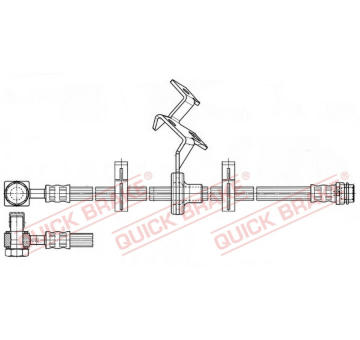 Brzdová hadice QUICK BRAKE 59.986X