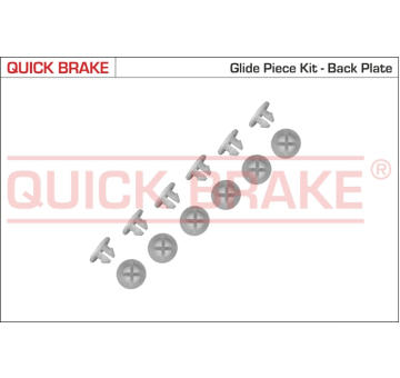 Sada příslušenství, brzdové čelisti QUICK BRAKE 6859K