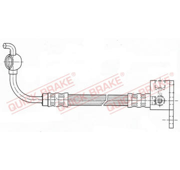 Brzdová hadice QUICK BRAKE 80.001