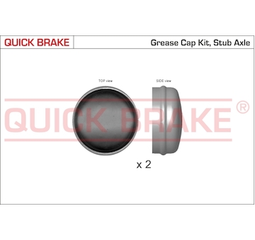 Kryt, ložisko kola QUICK BRAKE 9821K