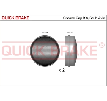 Kryt, lozisko kola QUICK BRAKE 9825K