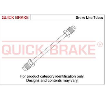 Brzdové potrubí QUICK BRAKE CU-1030TX-TX